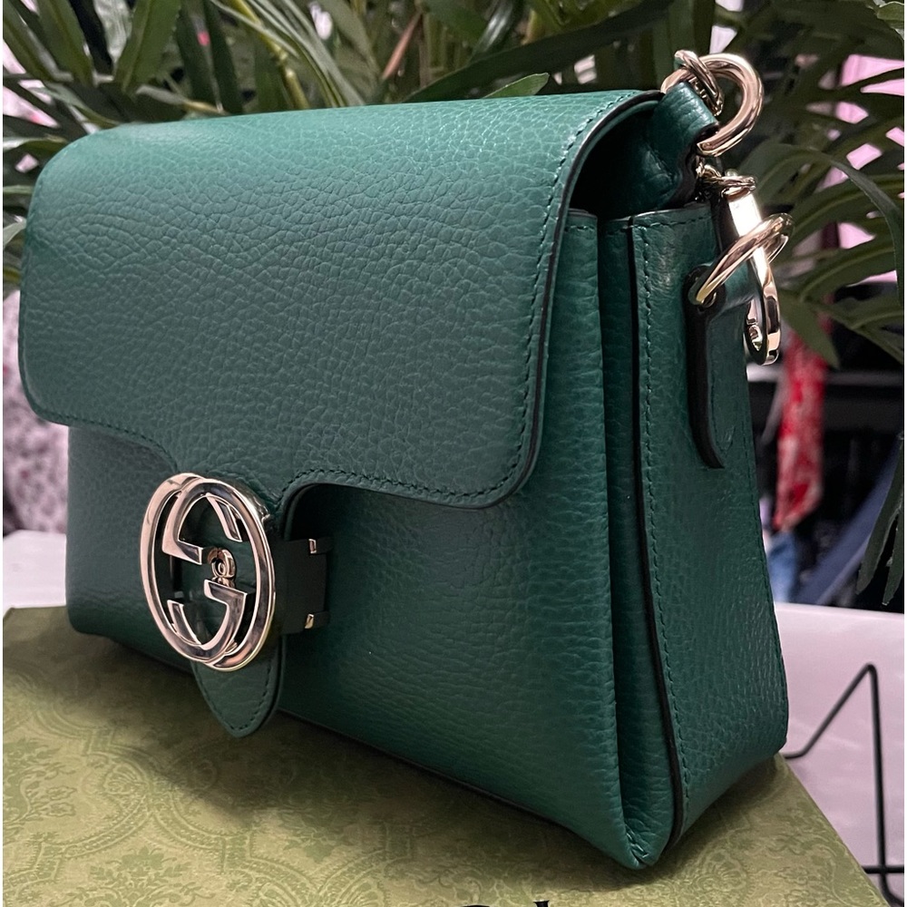 Authentic Gucci - Medium Leather Gucci Hand Bag